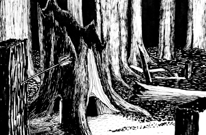 Burned Nekojin Village crop