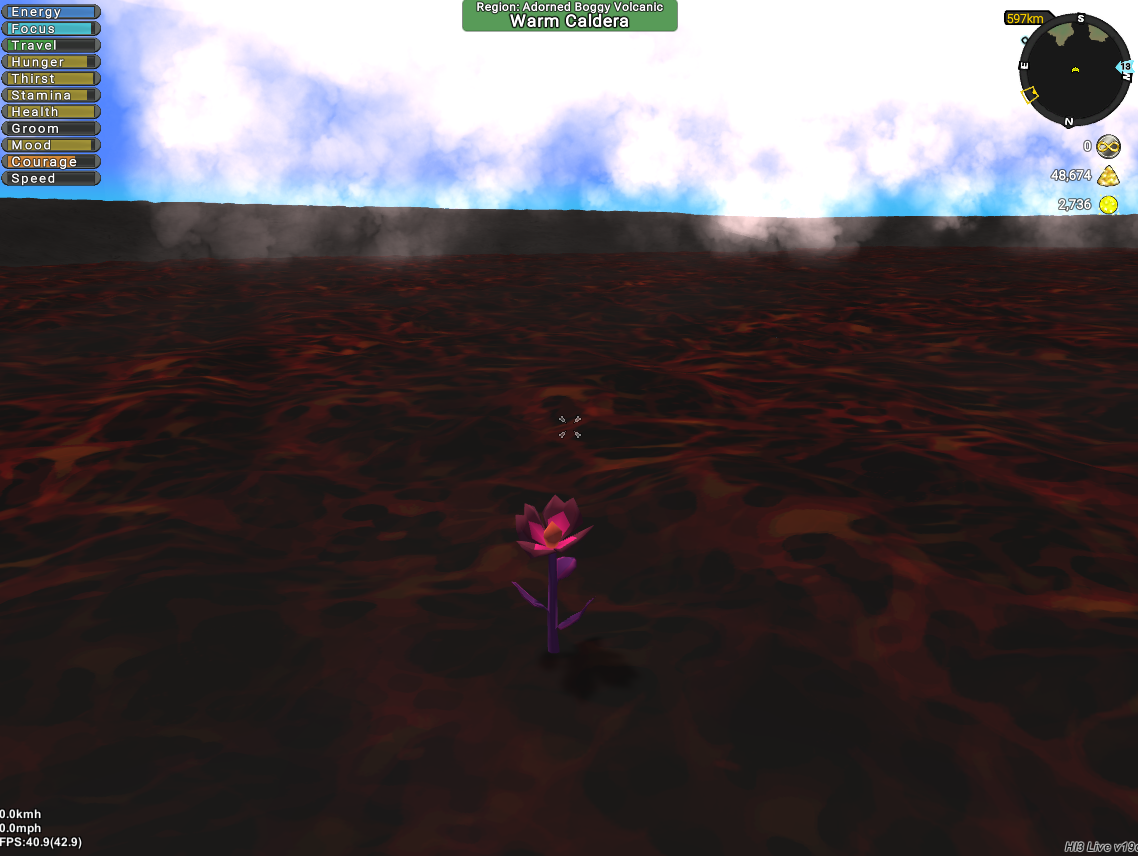 Fire Flower in Caldera